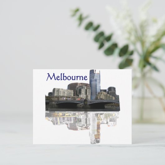 Melbourne Postkarte (Stehend Vorderseite)