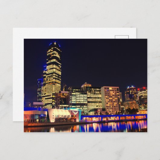 Melbourne Postkarte (Vorne/Hinten)