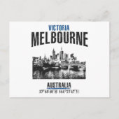 Melbourne Postkarte (Vorderseite)