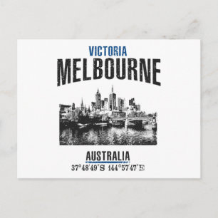 Melbourne Postkarte