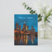 Melbourne Postkarte (Stehend Vorderseite)
