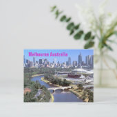 Melbourne Postkarte (Stehend Vorderseite)