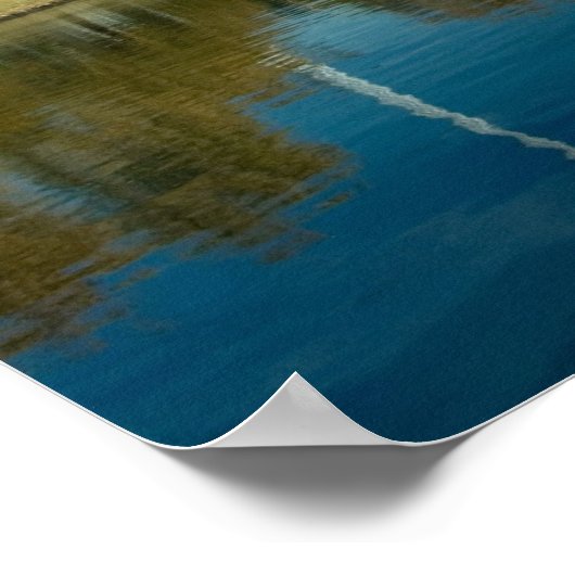 Melbourne Reflection Poster (Ecke)