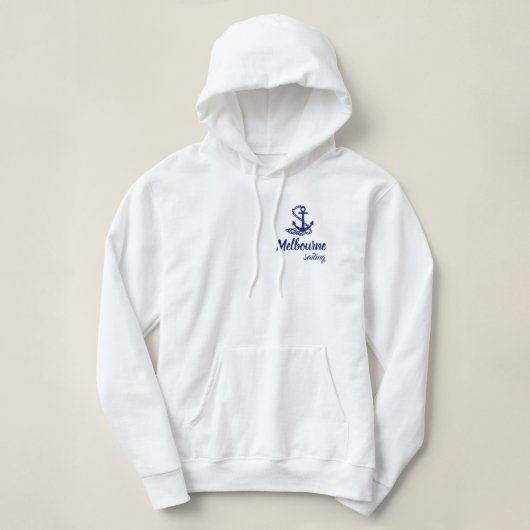 Melbourne Sailing — Seestyle Hoodie (Design vorne)