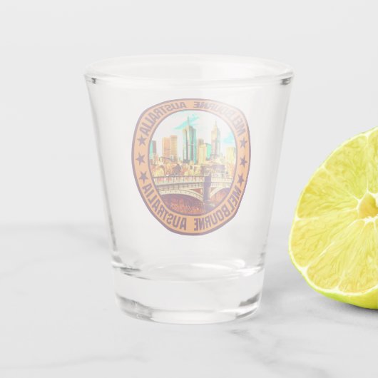 Melbourne Schnapsglas (Rückseite)