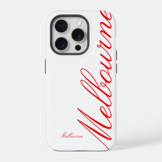 Melbourne - schönes iPhone Case Hülle (Rückseite)