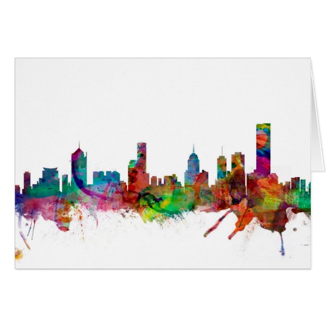 Melbourne-Skyline (Vorderseite (Horizontal))