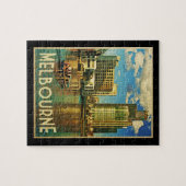 Melbourne Skyline Australien Puzzle (Horizontal)