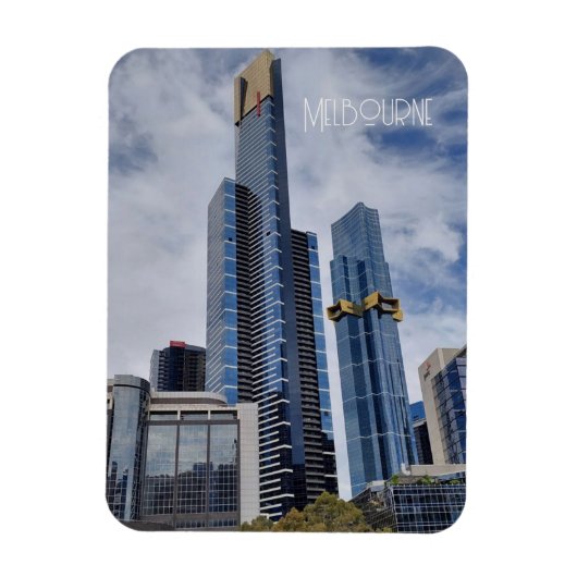 Melbourne Skyline Magnet (Vertikal)