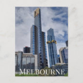 Melbourne Skyline Panorama Postkarte (Vorderseite)