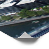 Melbourne-Skyline-Plakat ab 14.95 Uhr Poster (Ecke)