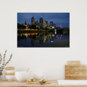 Melbourne Skyline Poster (Küche)