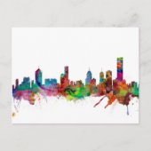 Melbourne Skyline Postkarte (Vorderseite)