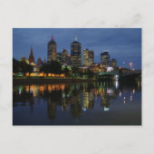 Melbourne-Skyline Postkarte (Vorderseite)