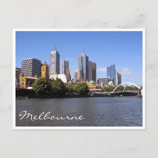 Melbourne Sonnenschein Postkarte (Vorderseite)