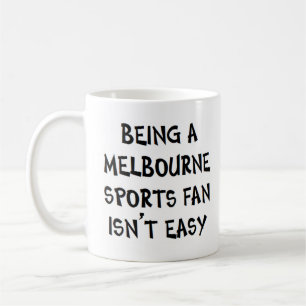 Melbourne-Sportfan, zu sein Kaffeetasse