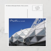 Melbourne-Stadion Postkarte (Vorne/Hinten)