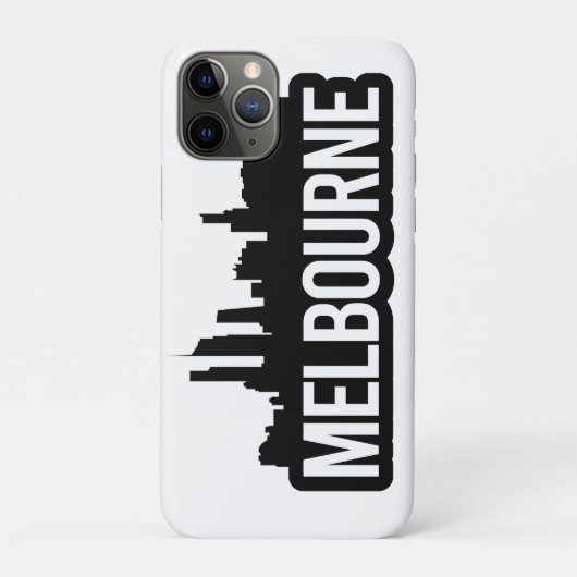 Melbourne Stadt Australien Victoria Skyline Souven Case-Mate iPhone Hülle (Rückseite)
