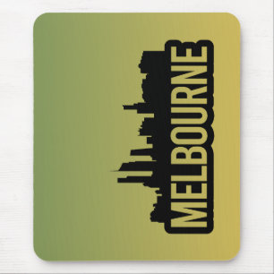 Melbourne Stadt Australien Victoria Skyline Souven Mousepad