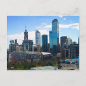 Melbourne Stadt Postkarte (Vorderseite)