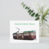 Melbourne-Straßenbahn Postkarte (Stehend Vorderseite)