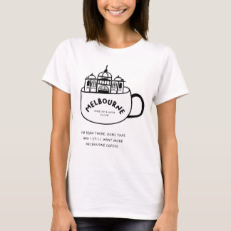 Melbourne: Street Art & Coffee Culture" T-Shirt