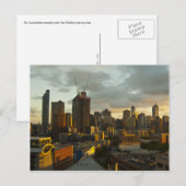 Melbourne Sunset Postkarte (Vorne/Hinten)