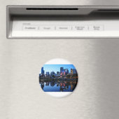 Melbourne Sunset Skyline Magnet (In Situ (Geschirrspüler))