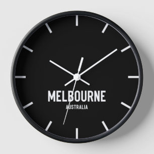 Melbourne Time Zone Newsroom Wall Clock Uhr