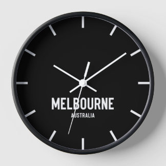 Melbourne Time Zone Newsroom Wall Clock Uhr