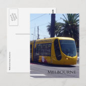 Melbourne Tram brunswick Postkarte (Vorne/Hinten)