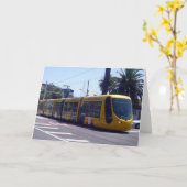 Melbourne Tram neu Karte (Gelbe Blume)