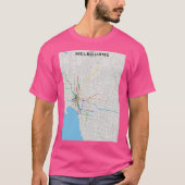 Melbourne Transit Map T-Shirt (Vorderseite)