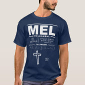 Melbourne Tullamarine Airport MEL T - Shirt (Vorderseite)