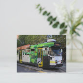 Melbourne, Victoria, Australien, Straßenbahn Postkarte (Stehend Vorderseite)