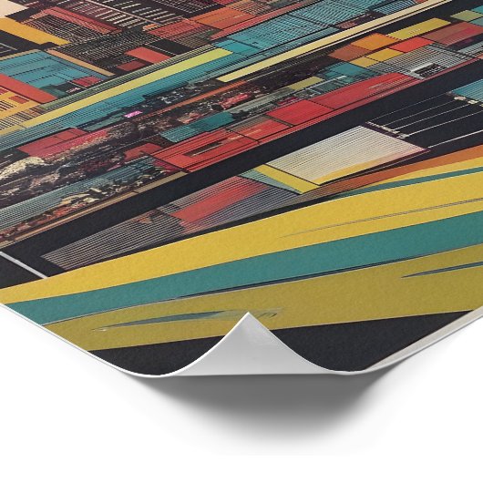 Melbourne Vintage Poster (Ecke)