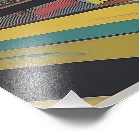 Melbourne Vintage Poster (Ecke)