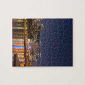Melbourne Yarra Fluss nachts Puzzle (Horizontal)