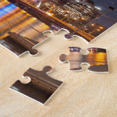 Melbourne Yarra Fluss nachts Puzzle (Seite)