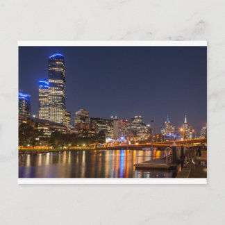 Melbourne' Yarra River Postkarte