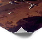 Melchior d'Hondecoeter Chicken Yard Poster (Ecke)