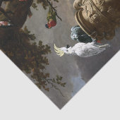 Melchior d'Hondecoeter Die Menagerie Seidenpapier (Ausschnitt)