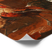 Melchior d'Hondecoeter - Vögel in einem Park - imm Poster (Ecke)