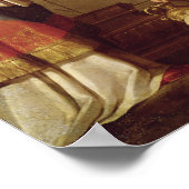 Melchizedek bietet Brot und Wein an Poster (Ecke)