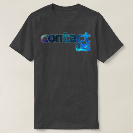 Melde Dich bei uns T-Shirt (Design vorne)