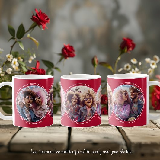 Meldebogen 3 Fotos Rotes C81 Kaffeetasse