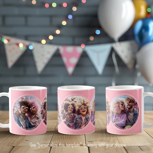 Meldebogen 3 Kreislaufische Fotos Collage Pink C51 Kaffeetasse