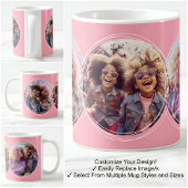 Meldebogen 3 Kreislaufische Fotos Collage Pink C51 Kaffeetasse