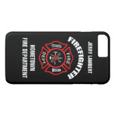 Meldebogen für Firefighter-Namen Case-Mate iPhone Hülle (Rückseite (Horizontal))