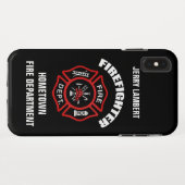 Meldebogen für Firefighter-Namen Case-Mate iPhone Hülle (Rückseite (Horizontal))